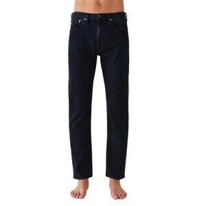 NEW JEANERICA tapered mid rise jean in blue black